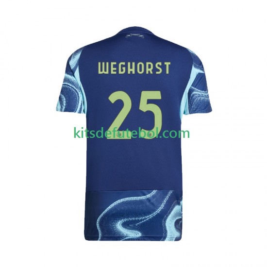 Camisola AFC Ajax Wout Weghorst 25 Homem Equipamento alternativo 2025-2026 Mangas Curtas