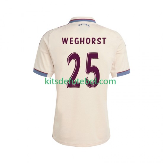 Camisola AFC Ajax Wout Weghorst 25 Homem Terceiro equipamento 2025-2026 Mangas Curtas