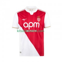 Camisola AS Monaco Homem Equipamento principal 2025-2026 Mangas Curtas