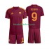 Camisola AS Roma Artem Dovbyk 9 Criança Equipamento principal 2025-2026 Mangas Curtas