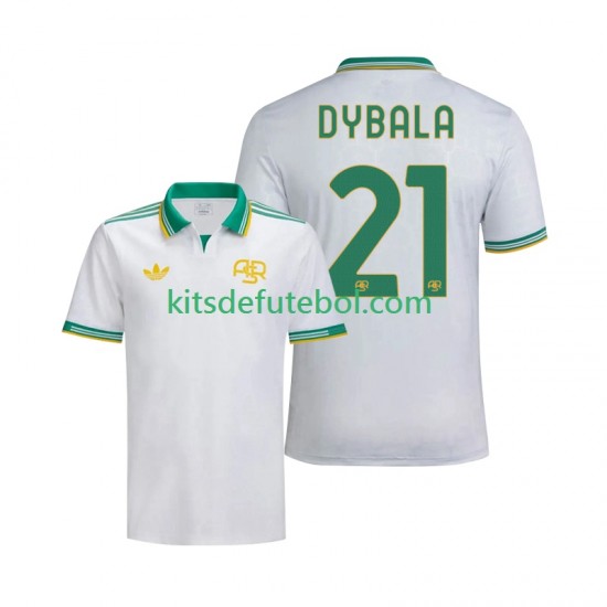 Camisola AS Roma Dybala 21 Homem Terceiro equipamento 2025-2026 Mangas Curtas