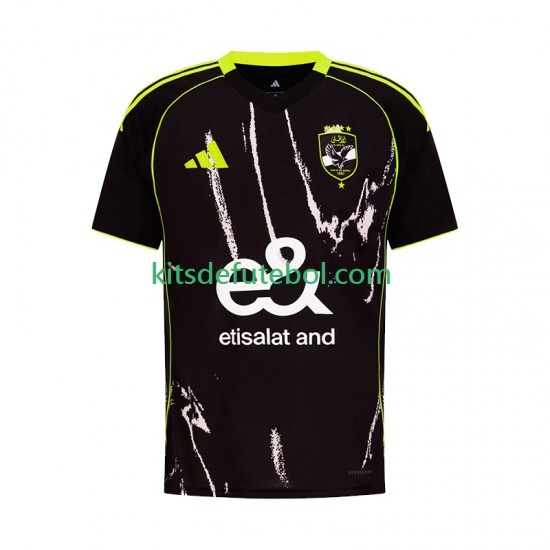 Camisola Al Ahly SC Homem Equipamento alternativo 2025-2026 Mangas Curtas