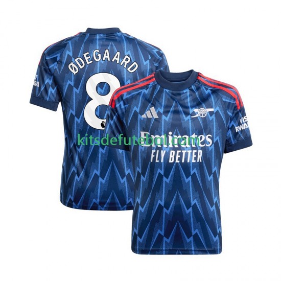 Camisola Arsenal Martin Odegaard 8 Homem Equipamento alternativo 2025-2026 Mangas Curtas