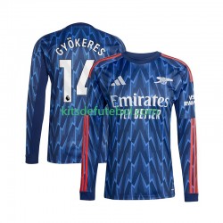 Camisola Arsenal Viktor Gyokeres 14 Homem Equipamento alternativo 2025-2026 Mangas Compridas
