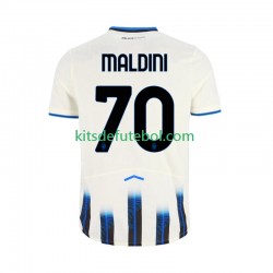 Camisola Atalanta Daniel Maldini 70 Homem Equipamento alternativo 2025-2026 Mangas Curtas