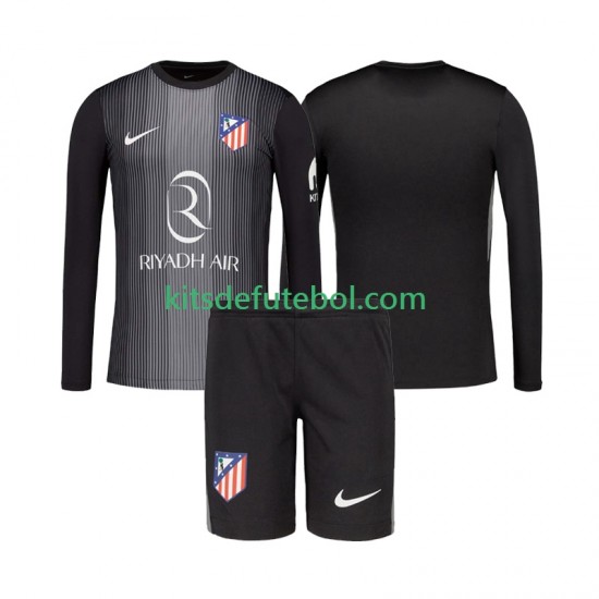 Camisola de Guarda-redes Atlético Madrid Criança Equipamento alternativo 2025-2026 Mangas Compridas