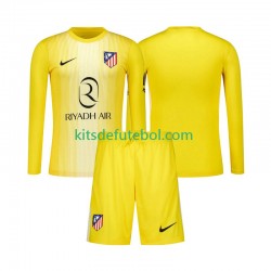 Camisola de Guarda-redes Atlético Madrid Criança Equipamento principal 2025-2026 Mangas Compridas