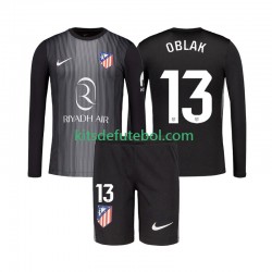 Camisola de Guarda-redes Atlético Madrid Jan Oblak 13 Criança Equipamento alternativo 2025-2026 Mangas Compridas