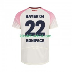Camisola Bayer 04 Leverkusen Victor Boniface 22 Homem Equipamento alternativo 2025-2026 Mangas Curtas