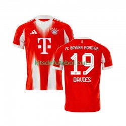 Camisola Bayern de Munique Alphonso Davies 19 Homem Equipamento principal 2025-2026 Mangas Curtas