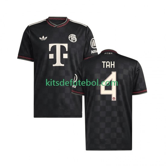 Camisola Bayern de Munique Jonathan Tah 4 Homem Terceiro equipamento 2025-2026 Mangas Curtas