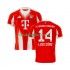 Camisola Bayern de Munique Luis Diaz 14 Homem Equipamento principal 2025-2026 Mangas Curtas