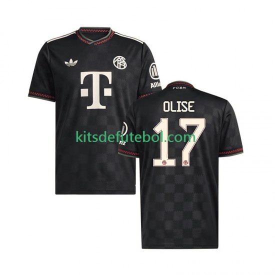 Camisola Bayern de Munique Michael Olise 17 Homem Terceiro equipamento 2025-2026 Mangas Curtas