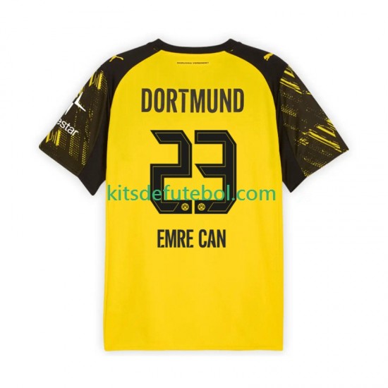 Camisola Borussia Dortmund Emre Can 23 Homem Equipamento principal 2025-2026 Mangas Curtas