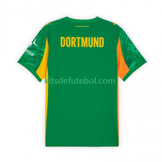 Camisola de Guarda-redes Borussia Dortmund Homem Equipamento principal 2025-2026 Mangas Curtas