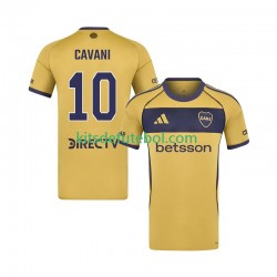 Camisola CA Boca Juniors Edinson Cavani 10 Homem Equipamento alternativo 2025-2026 Mangas Curtas