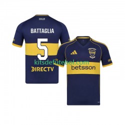Camisola CA Boca Juniors Rodrigo Battaglia 5 Homem Equipamento principal 2025-2026 Mangas Curtas