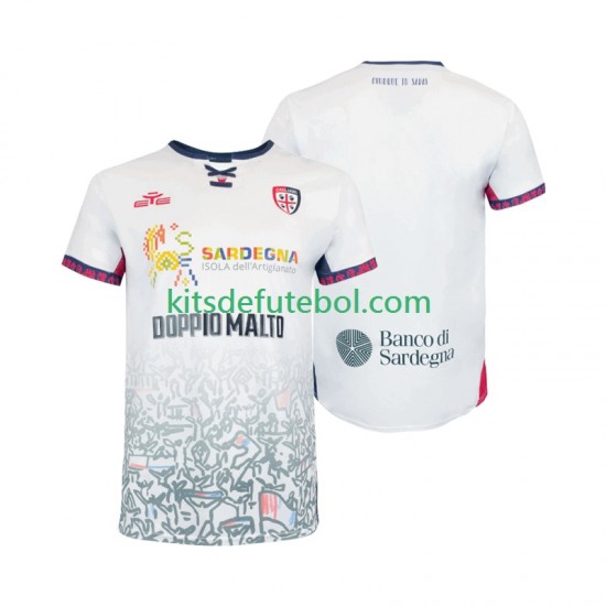 Camisola Cagliari Homem Equipamento alternativo 2025-2026 Mangas Curtas