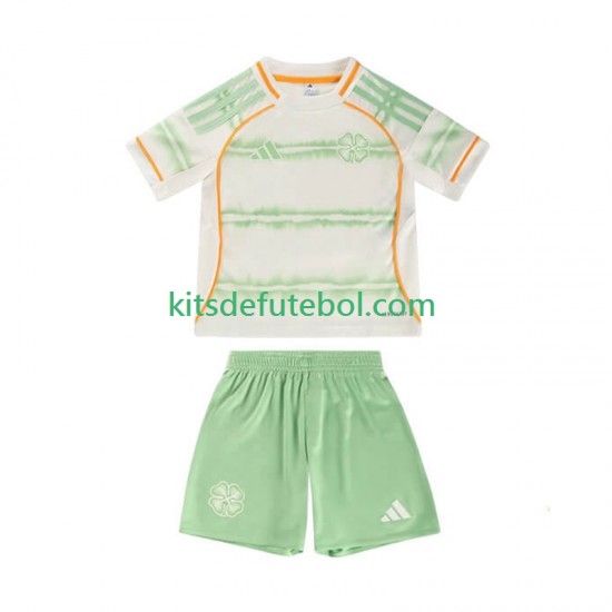 Camisola Celtic FC Criança Terceiro equipamento 2025-2026 Mangas Curtas