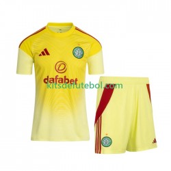 Camisola de Guarda-redes Celtic FC Criança Equipamento principal 2025-2026 Mangas Curtas