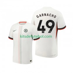 Camisola Chelsea Alejandro Garnacho 49 Homem Equipamento alternativo 2025-2026 Mangas Curtas