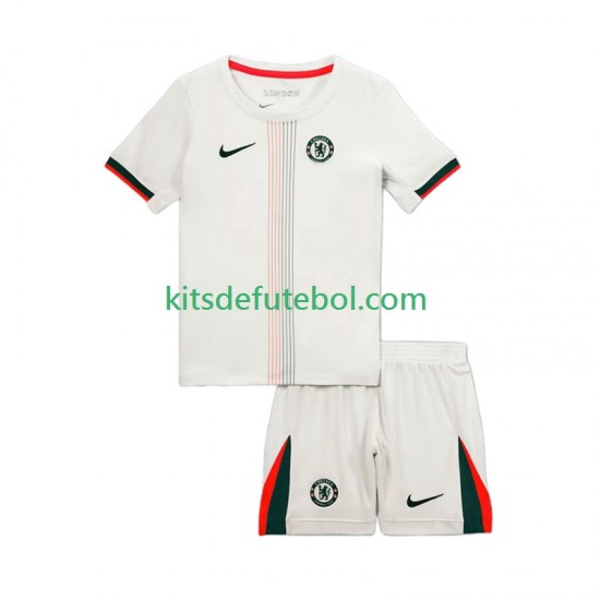 Camisola Chelsea Criança Equipamento alternativo 2025-2026 Mangas Curtas