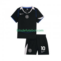 Camisola Chelsea Cole Palmer 10 Criança Terceiro equipamento 2025-2026 Mangas Curtas
