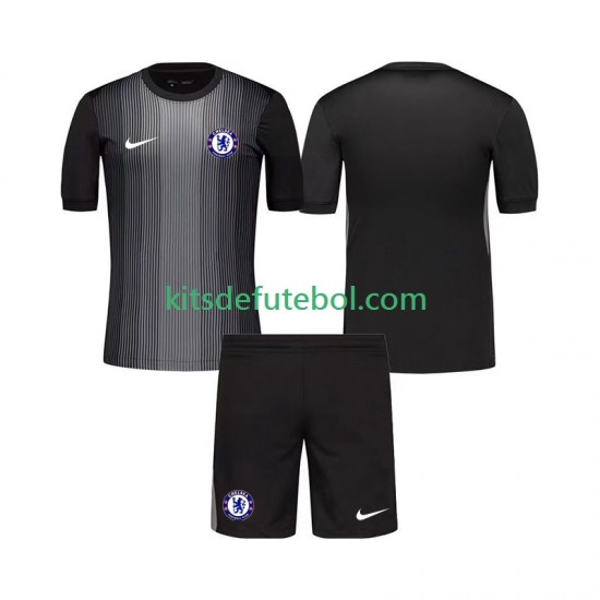 Camisola de Guarda-redes Chelsea Criança Equipamento principal 2025-2026 Mangas Curtas