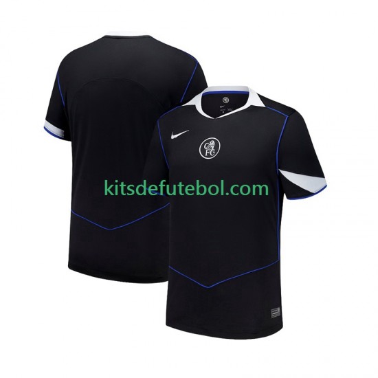 Camisola Chelsea Homem Terceiro equipamento 2025-2026 Mangas Curtas