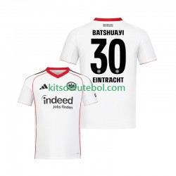 Camisola Eintracht Frankfurt Michy Batshuayi 30 Homem Equipamento alternativo 2025-2026 Mangas Curtas