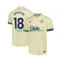 Camisola Everton Jack Grealish 18 Homem Equipamento alternativo 2025-2026 Mangas Curtas