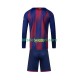 Camisola FC Barcelona Criança Equipamento principal 2025-2026 Mangas Compridas