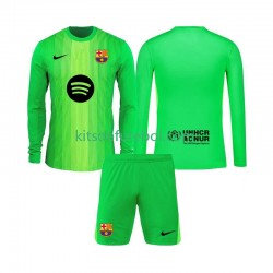 Camisola de Guarda-redes FC Barcelona Criança Equipamento principal 2025-2026 Mangas Compridas