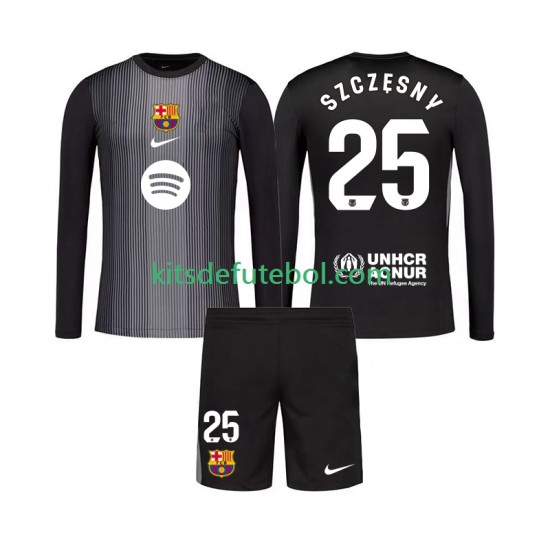Camisola de Guarda-redes FC Barcelona Szczesny 25 Criança Terceiro equipamento 2025-2026 Mangas Compridas