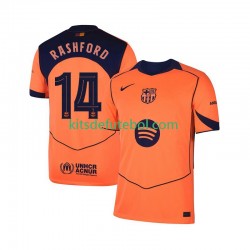 Camisola FC Barcelona Marcus Rashford 14 UCL Homem Terceiro equipamento 2025-2026 Mangas Curtas