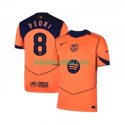 Camisola FC Barcelona Pedri 8 UCL Homem Terceiro equipamento 2025-2026 Mangas Curtas