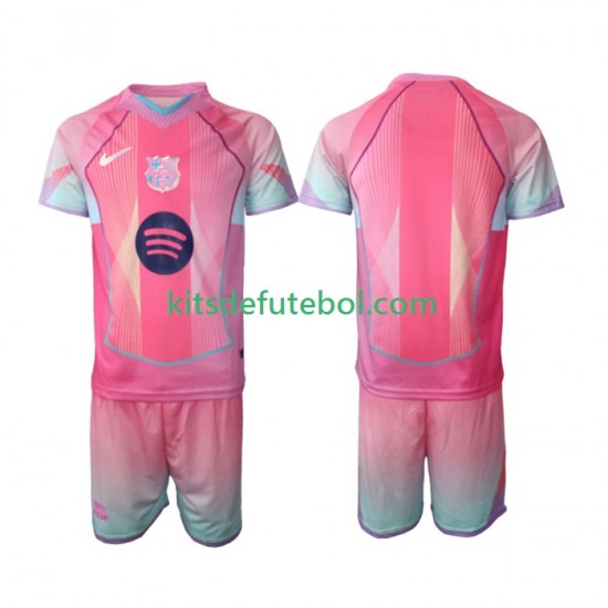 Camisola FC Barcelona Special Criança Equipamento principal 2025-2026 Mangas Curtas
