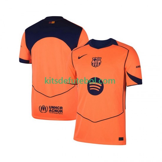 Camisola FC Barcelona Homem Terceiro equipamento 2025-2026 Mangas Curtas