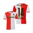 Camisola Feyenoord Rotterdam Sem Steijn 14 Homem Equipamento principal 2025-2026 Mangas Curtas