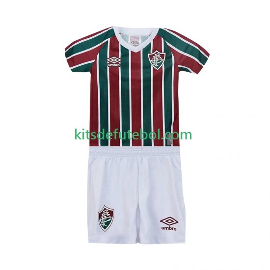 Camisola Fluminense Criança Equipamento principal 2025-2026 Mangas Curtas
