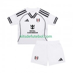 Camisola Fulham Criança Equipamento principal 2025-2026 Mangas Curtas