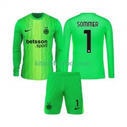 Camisola de Guarda-redes Inter de Milão Yann Sommer 1 Criança Terceiro equipamento 2025-2026 Mangas Compridas