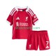 Camisola Liverpool Florian Wirtz 7 Criança Equipamento principal 2025-2026 Mangas Curtas