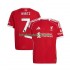 Camisola Liverpool Florian Wirtz 7 Homem Equipamento principal 2025-2026 Mangas Curtas