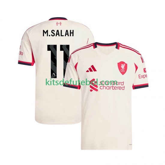 Camisola Liverpool Mohamed Salah 11 Homem Equipamento alternativo 2025-2026 Mangas Curtas