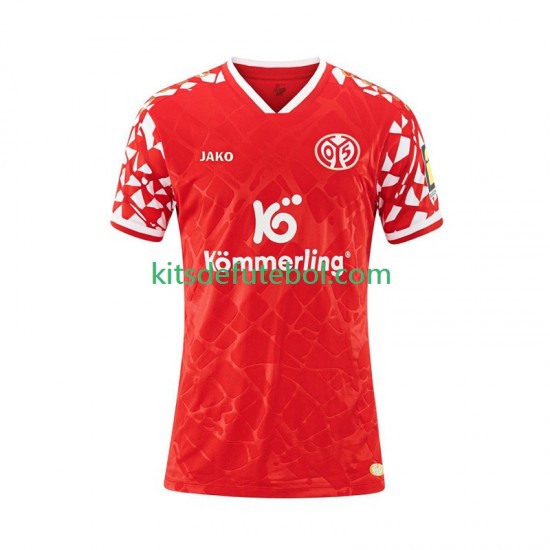 Camisola Mainz 05 Homem Equipamento principal 2025-2026 Mangas Curtas