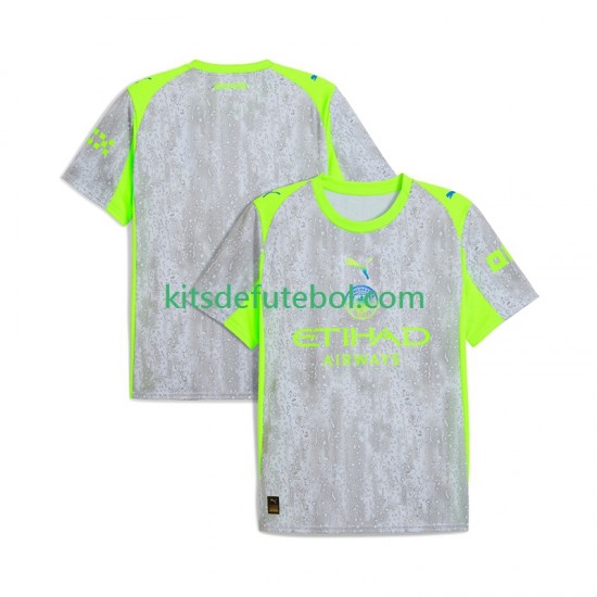 Camisola Manchester City Homem Terceiro equipamento 2025-2026 Mangas Curtas
