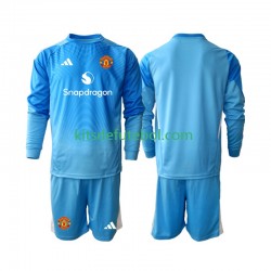 Camisola de Guarda-redes Manchester United Criança Equipamento principal 2025-2026 Mangas Compridas
