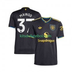 Camisola Manchester United Kobbie Mainoo 37 Homem Terceiro equipamento 2025-2026 Mangas Curtas