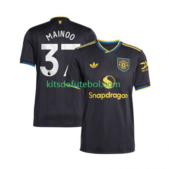 Camisola Manchester United Kobbie Mainoo 37 Homem Terceiro equipamento 2025-2026 Mangas Curtas